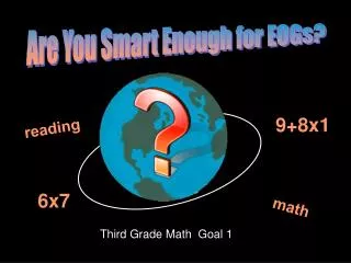Are You Smart Enough for EOGs?