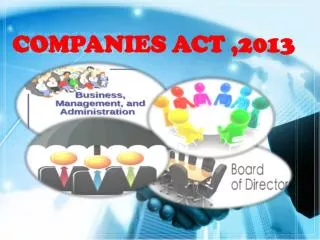 COMPANIES ACT ,2013
