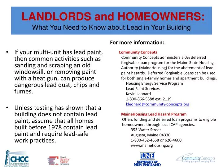 landlords and homeowners what you need to know about lead in your building
