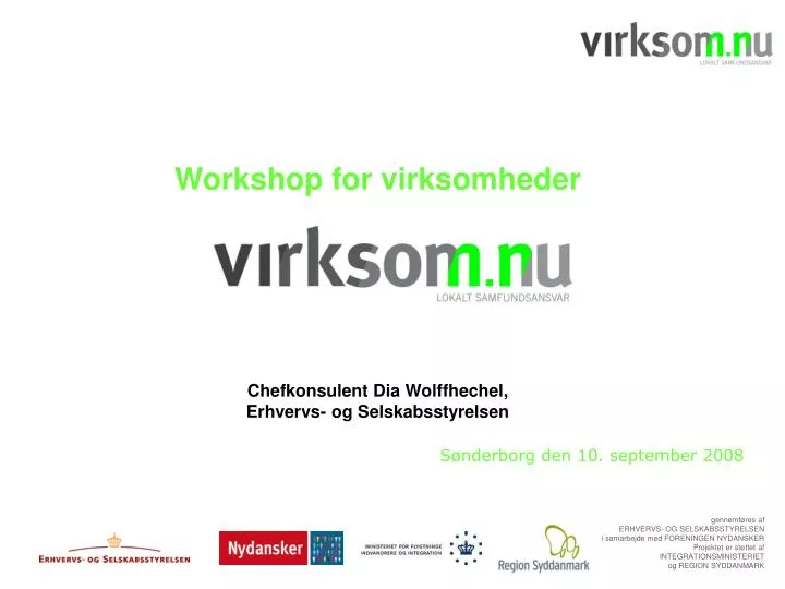 workshop for virksomheder chefkonsulent dia wolffhechel erhvervs og selskabsstyrelsen