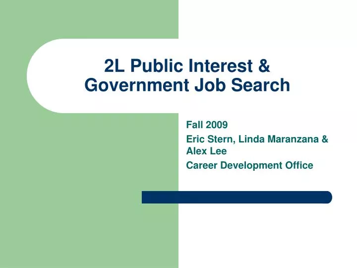 2l public interest government job search