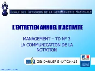 l entretien annuel d activite