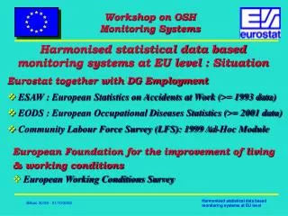 Eurostat together with DG Employment