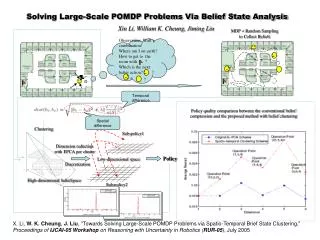 Solving Large-Scale POMDP Problems Via Belief State Analysis