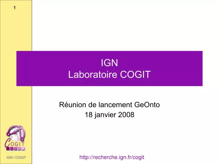 ign laboratoire cogit