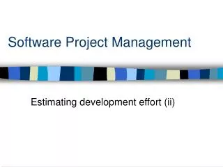 Software Project Management