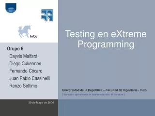 testing en extreme programming
