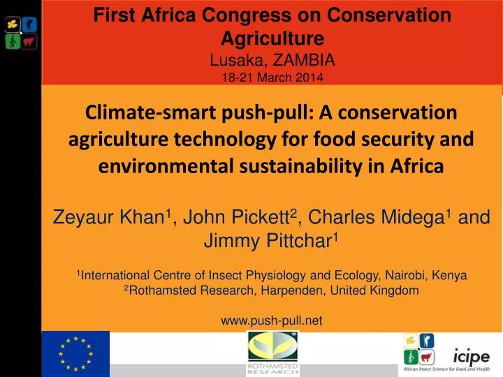 first africa congress on conservation agriculture lusaka zambia 18 21 march 2014