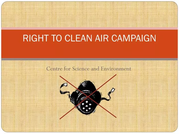 right to clean air campaign