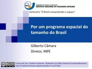 por um programa espacial do tamanho do brasil