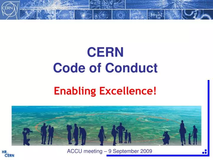 cern code of conduct enabling excellence