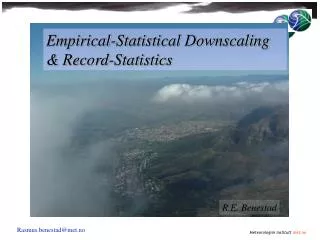 Empirical-Statistical Downscaling &amp; Record-Statistics