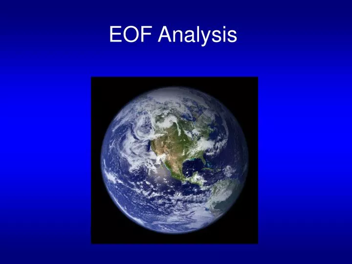 eof analysis