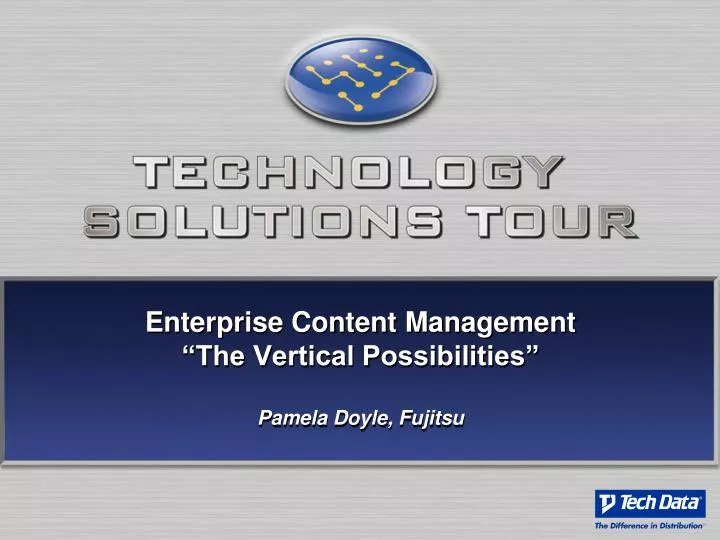 enterprise content management the vertical possibilities pamela doyle fujitsu