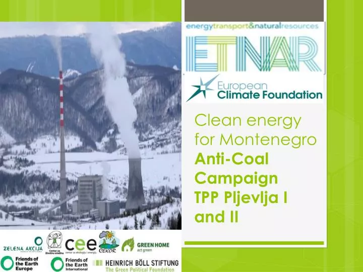 clean energy for montenegro anti coal campaign tpp pljevlja i and ii