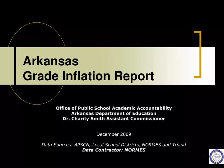 arkansas grade inflation report