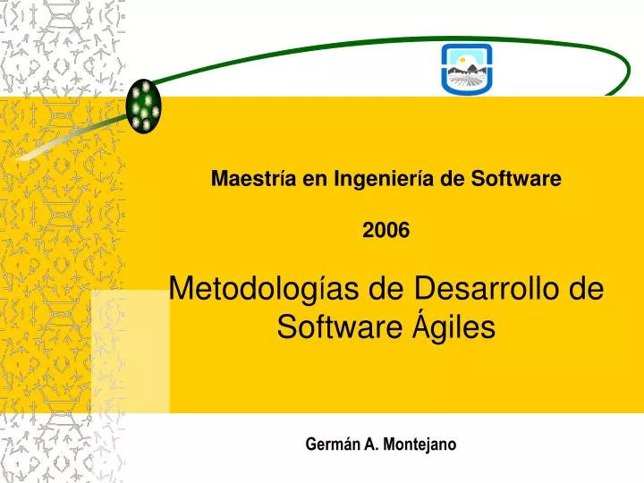maestr a en ingenier a de software 2006 me todolog as de desarrollo de software giles