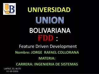 fdd feature driven development