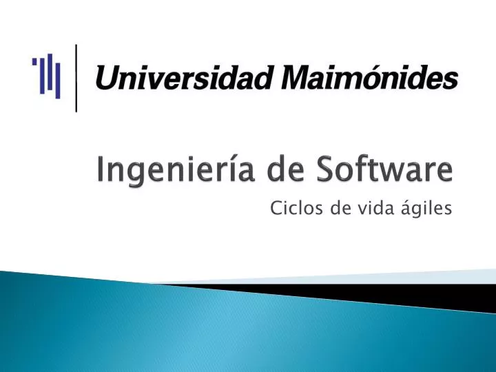 ingenier a de software