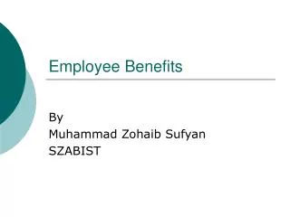 Employee Benefits