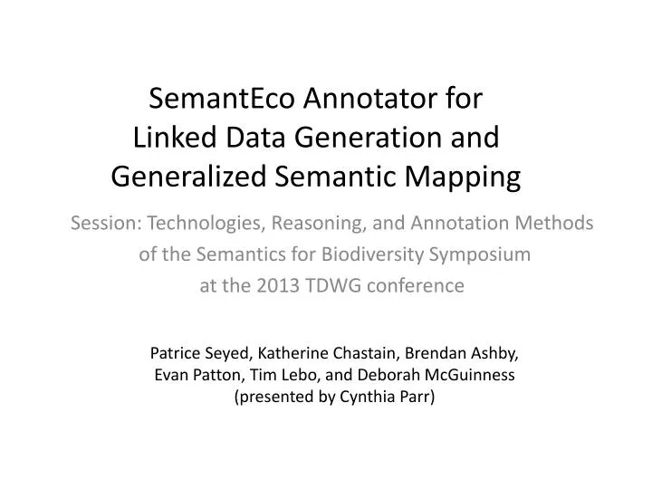 semanteco annotator for linked data generation and generalized semantic mapping