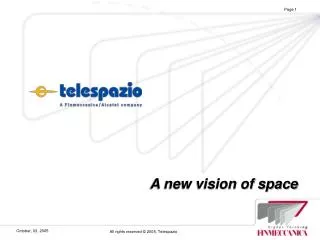 A new vision of space