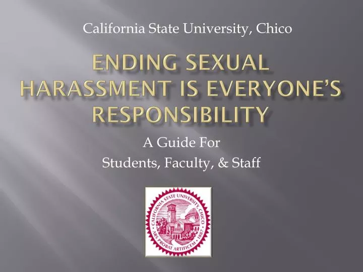 ending sexual harassment is everyone s responsibility