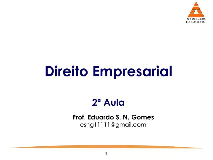 direito empresarial 2 aula