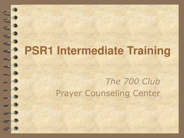 psr1 intermediate training