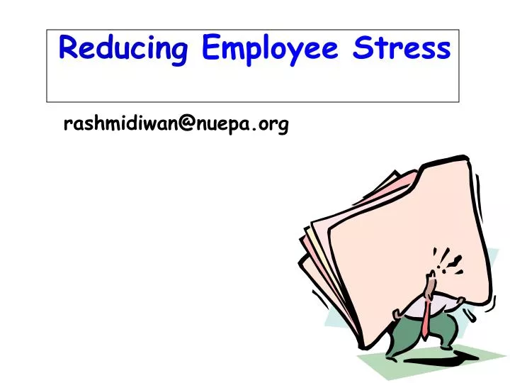 reducing employee stress