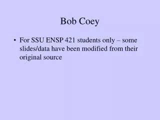 Bob Coey