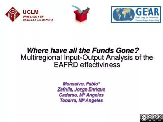 Where have all the Funds Gone? Multiregional Input-Output Analysis of the EAFRD effectiviness