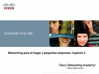 conexi n a la red