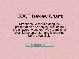 EOCT Review Charts