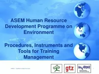 ASEM Human Resource Development Programme on Environment