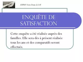 enqu te de satisfaction