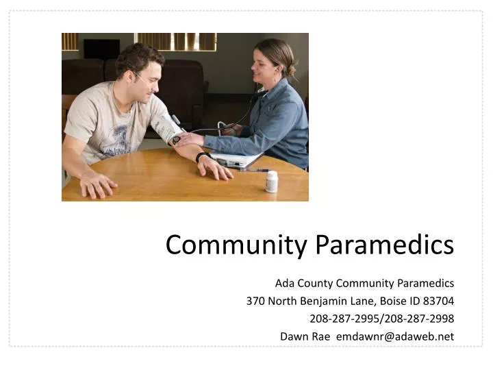 community paramedics