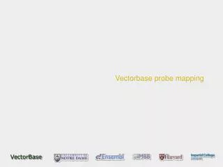 Vectorbase probe mapping