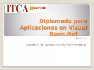 diplomado para aplicaciones en visual basic net