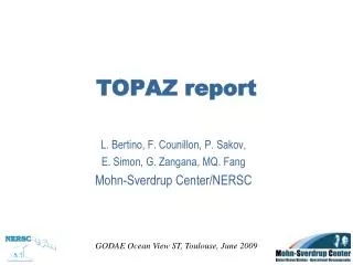 TOPAZ report