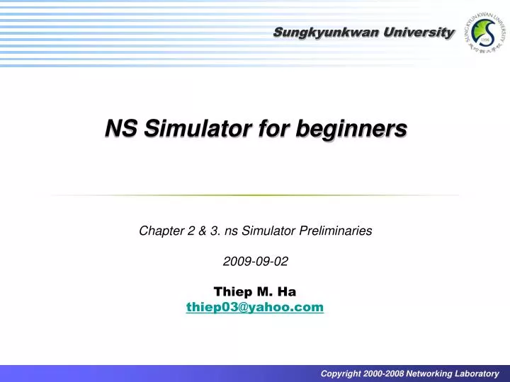 ns simulator for beginners