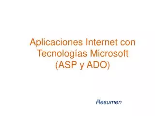 aplicaciones internet con tecnolog as microsoft asp y ado