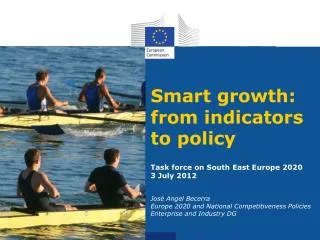 Smart growth: from indicators to policy