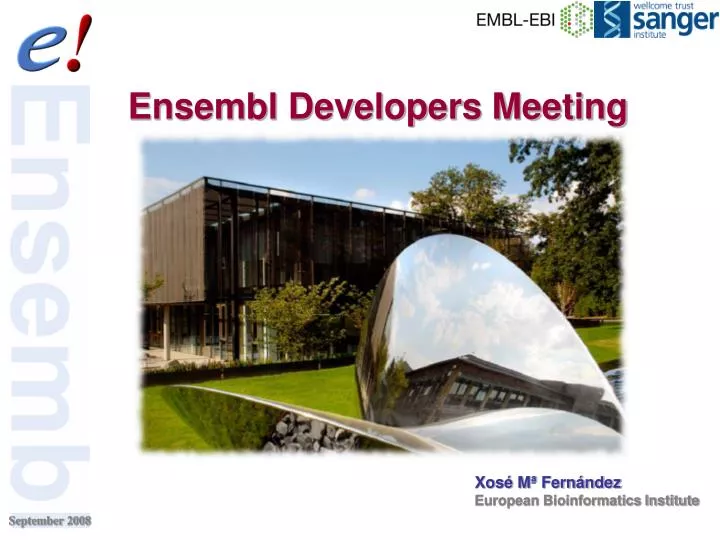 ensembl developers meeting