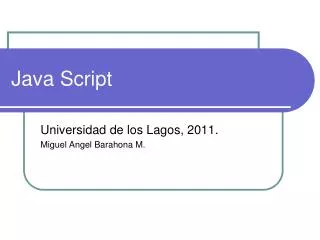 java script