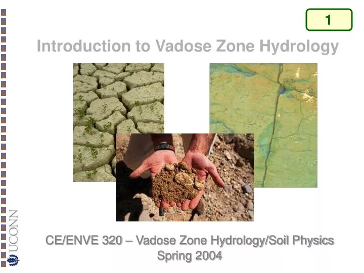 introduction to vadose zone hydrology