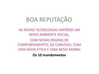 boa reputa o