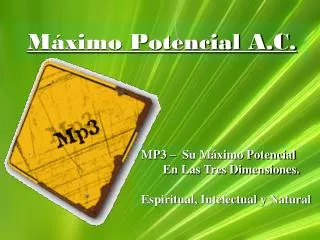 m ximo potencial a c