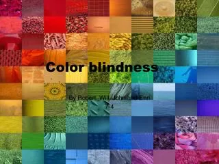 Color blindness