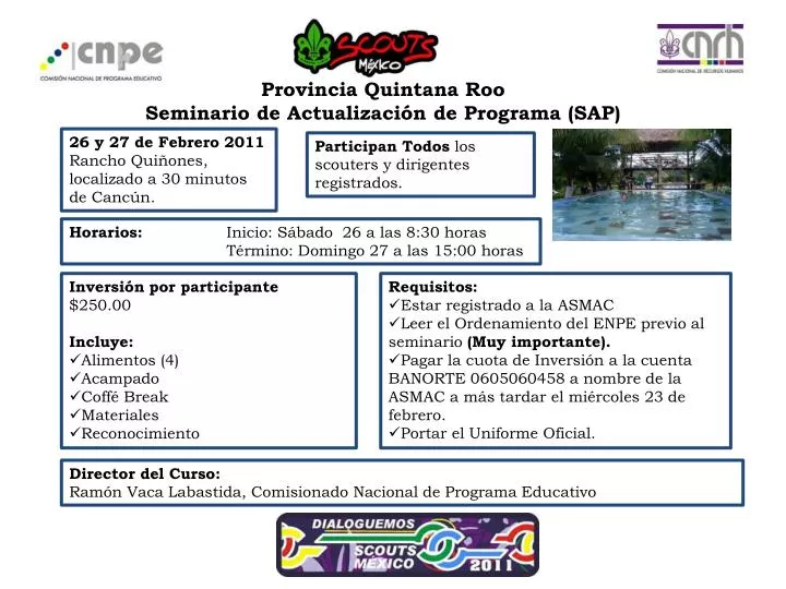 provincia quintana roo seminario de actualizaci n de programa sap